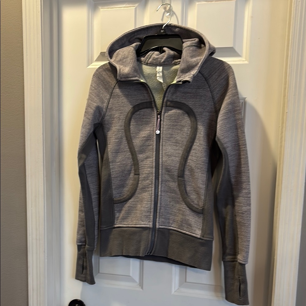 Lululemon Gray Zip-Up Hoodie